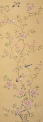  《中式古典花鸟风景图案》 