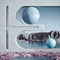 36days 36daysoftype 3D alphabet Landscape lettering motion numbers type typography  