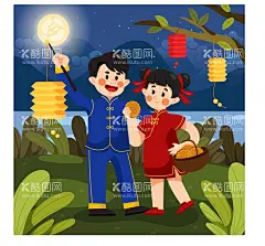 ai矢量中秋赏月人物  - 源文件下载【酷图网】古装人物,古装情侣,旗袍,灯笼,赏月,扁平风,夜晚,卡通,中秋,中秋节,中秋海报,中秋节海报,中秋背景,中秋晚会,中秋贺卡,中秋展板,月满中秋,中秋佳节,欢度中秋,中秋促销,中秋情,中秋礼,中秋广告,中秋素材,中秋展架,中秋易拉宝,中秋活动,中秋宣传单,单页传单,中秋主题,月饼包装,中秋设计,电商
