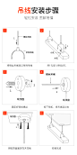 办公灯led长条灯超亮超市健身房商用办公室教室吸顶直播间条形灯-tmall.com天猫