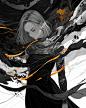 水墨 98 风|人造人 18 号|龙珠 - 小红书