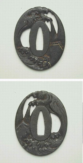 日本武士刀刀镡