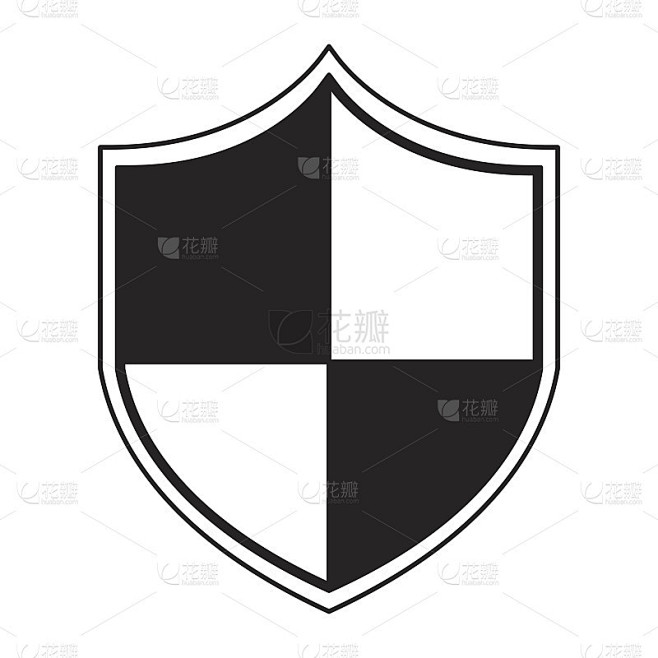 屏蔽安全隔离图标