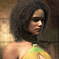 Missandei - Game of Thrones - Fanart, Wim Coene : Likeness of Missandei from HBO's Game of Thrones played by Nathalie Emmanuel.