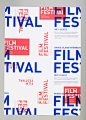 Flyer / rhode island international film festival - PPT design inspiration