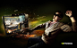 Nvidia — 3D Your PC : For one of our newest international Clients - Nvidia HQ (USA) we produced a global campaign '3D Your PC' that empowers the release of 3D Vision product. Series consist of 4 images.
