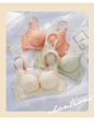 内衣女夏小胸聚拢薄款夏季无钢圈收副乳防下垂莫代尔调整型文胸罩-tmall.com天猫