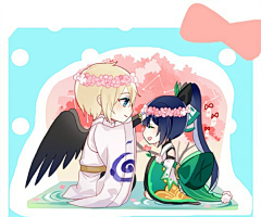 雨中执伞相望采集到【阴阳师】【狗草】大天狗×萤草