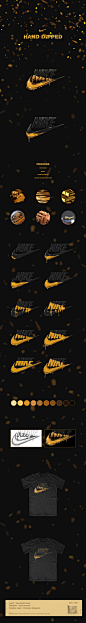 Nike: Dipped In Gold on Behance