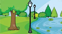 公园,池塘,景象,自然,图像,壁纸,植物群,草,艺术,路灯