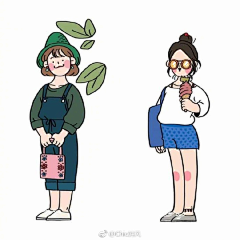 麻子mazi采集到简画