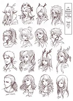 十张漂亮的人物创作手稿分享 - 插画图片_插画师_插画壁纸_场景插画_yidodo.net - 意兜兜@北坤人素材