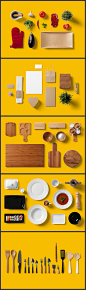 VI设计 蔬菜 厨具 小吃 中式 餐饮 VIS 美食 面包 VI 餐厅VI 贴图模板素材PSD样机效果图 平面设计  #Logo# #素材# #色彩# #字体# #经典#
