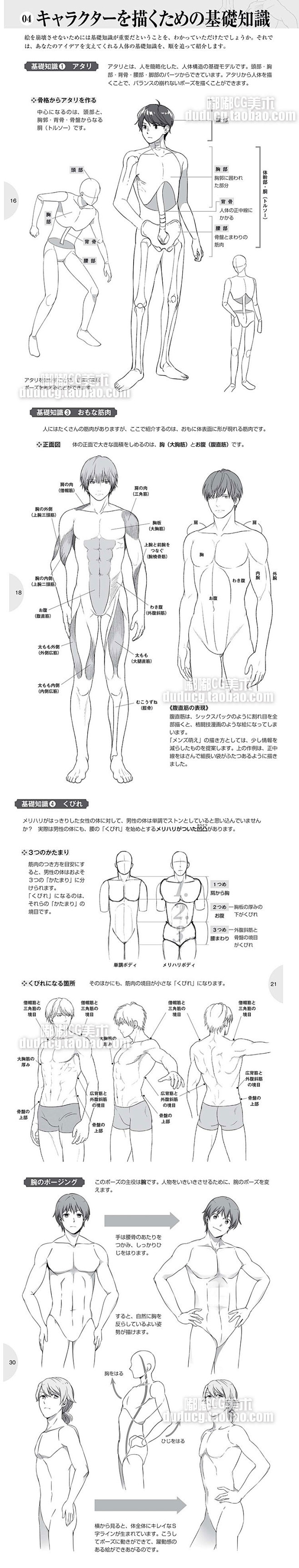 811 漫画动漫男性角色 帅气的动态姿势...