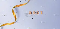 Flatlay圣诞节。从数字上看是2021年。新2021年的布局。木制的数字。你好,新年快乐。关于新