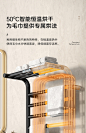 Redburg电热毛巾架德国恒温加热家用浴室WIFI浴巾烘干架杆暗装线-tmall.com天猫