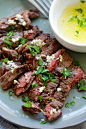 Garlic Butter Brazilian Steak - the juiciest and most tender steak with a golden garlic butter sauce. Takes 15 minutes and dinner is ready | rasamalaysia.com