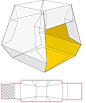 Template for cutting boxes 805 [转换].ai
创意包装设计展开图eps/cdr矢量刀模板产品礼盒纸盒