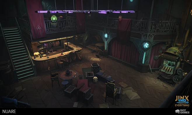 JINX FIXES EVERYTHING - Last Drop Environment Art-花瓣网