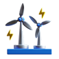 Windmill 3D Illustration