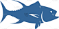 tuna fish logo design template silhouette tuna
