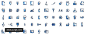 1000个多用途的双色调图标素材 图标icon 