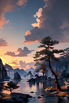 风景插画