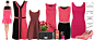 《时尚芭莎》六月推荐——粉红色连身短裙