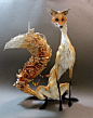 来自加拿大设计师Ellen June 的一组非生物的模型手办设计欣赏，一组令人震惊的奇妙生物的集合，一组超现实主义的幻想设计，一些关于奇妙生物的真实描绘，一组关于飞翔的龙，长着翅膀的狐狸，开花的鹿角以及传说生物的造型设计