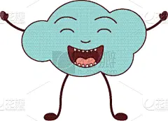 云,彩色图片,讽刺漫画,分离着色,可爱的,概念,图像,性格,剪影,爱