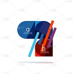 极简构图,抽象,平坦的,单层台阶,商务,折纸工艺,几何形状,计划书,选择,联系