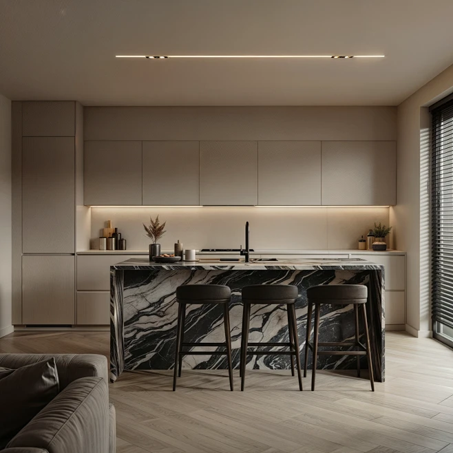 kıtchen Interior interior design Render visualization exterior corona ...
