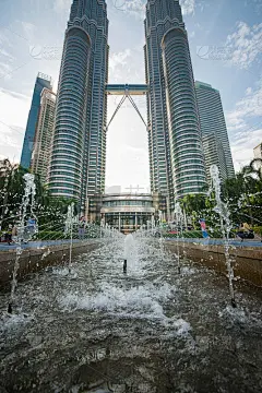 马来西亚吉隆坡的双子塔