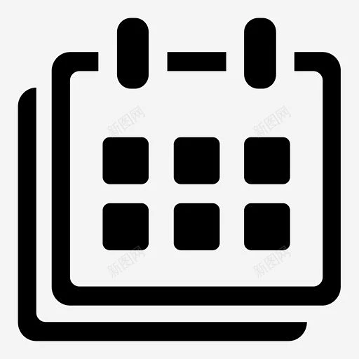日历周末时间表图标 UI图标 设计图片 免费下载 页面网页 平面电商 创意素材-花瓣网