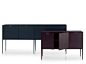 Lacquered wooden sideboard with doors ALCOR | Sideboard with doors - Maxalto, a brand of B&B Italia Spa