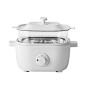 Kitchen Square Large Capacity 3l Heating Pot Non-stick Coating Electric Hot Pot - Buy Electric Hot Pot,Ceramic Non-stick Coating Electric Grill Pan,Heating Boiling Pot Product on Alibaba.com