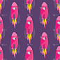 space seamless pattern