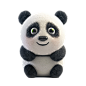 AI 3D元素entookak2626_a_panda_icon_lovely_wool_felt_material