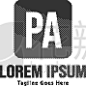 模板,品牌名称,极简构图,边框,商务,几何形状,字母,信函,现代,复古