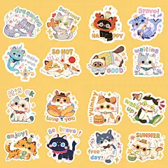 猫咪贴纸合集1-25 (2)