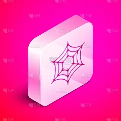 蜘蛛网,分离着色,粉色,计算机图标,被抛弃的,风险,怪异,沟通