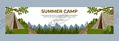 夏令营横幅野餐风景 【酷图网】插画,插图,素材,元素,矢量,卡通,手绘,露营海报,露营元素,露营素材,露营背景,郊游,放松,休闲,旅游,游玩,夏日,暑假,野营,欢乐,活动,暑期,暑假夏令营,夏令营海报,横幅,展板,夏令营招生,宣传,夏令营报名,亲历露营,野餐,郊游横幅,探险,户外,户外探险,帐篷,露营帐篷,春游,白色,风景,森林