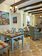 复古地中海风格餐厅图片