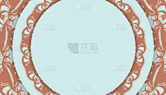 海蓝宝石背景与奢华的珊瑚饰品和空间的文本