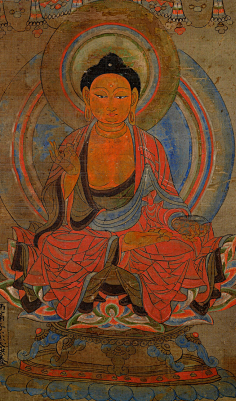 com采集若水茗心采集到佛2【药师佛】#遇见敦煌# 莫高窟第220窟,初唐.