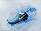 NIKE F.C. | TIEMPO ICE : Nike Portland contacted us to participate in their new FIRE / ICE campaign, where the Graphics were distributed to several Art Direction Studios all around the world, each one was responsible for making a new Graphic for the boot.