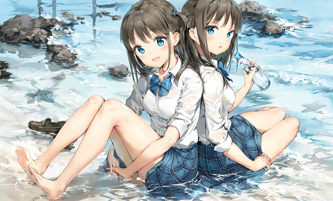「海辺の双子」/「Anmi＠コミ1【あ0...