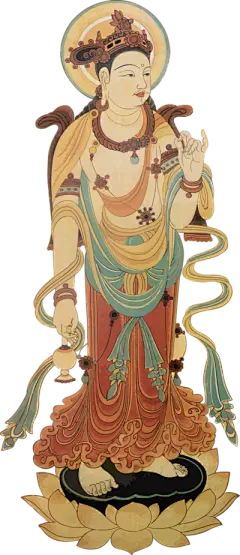 【米图网-52mitu.com】敦煌 人物 飞天 神仙 仙人 菩萨 佛 插画 手绘 复古敦煌