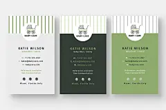28张时尚极简的商业化名片设计模板 Business Card Bundle [psd] - 设汇