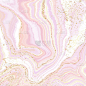 抽象的尘埃粉红色液体大理石水彩背景与金色饼干。彩色大理石酒精墨水画效果。矢量插图设计模板的婚礼邀请